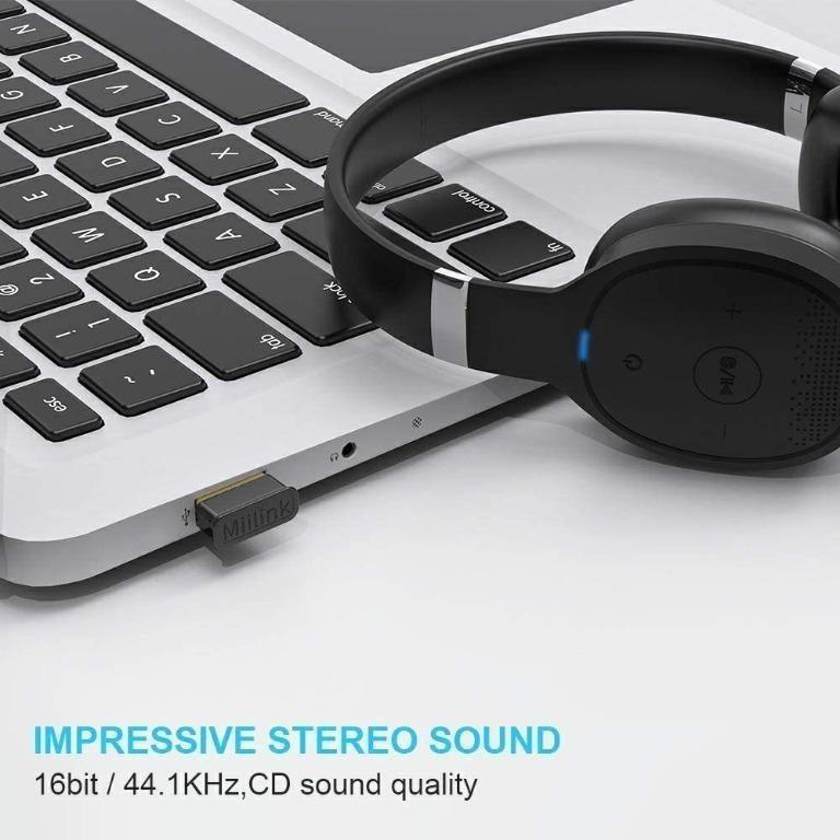 USB Bluetooth Adapter MiiLink for PC, Mini Bluetooth 5.0 Dongle for PC