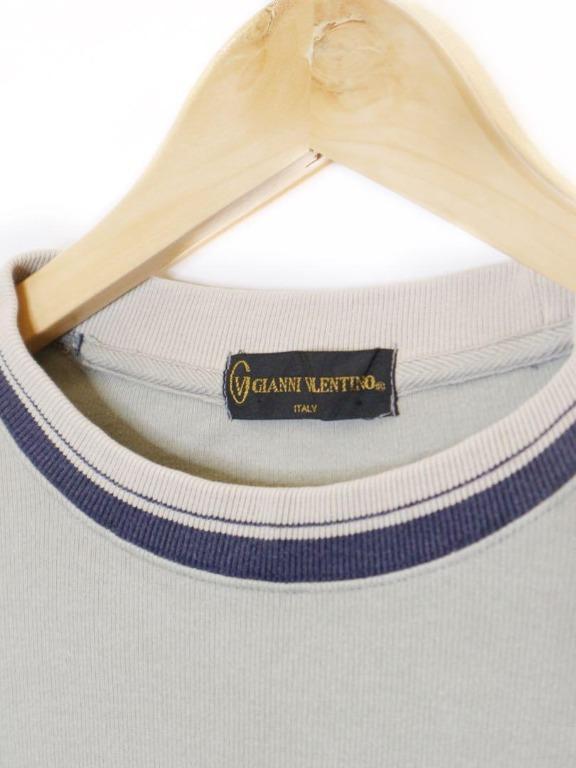 Vintage Gianni Valentino Sweater (Category: Coats, Jackets and Outerwear) located in Mandaluyong City. Submitted by itsbeagee (Listing ID 1165012005, Image 3). Description: Size on Tag: none Length: 27.5 Width: 24 Condition: 9/10 Issue: none.