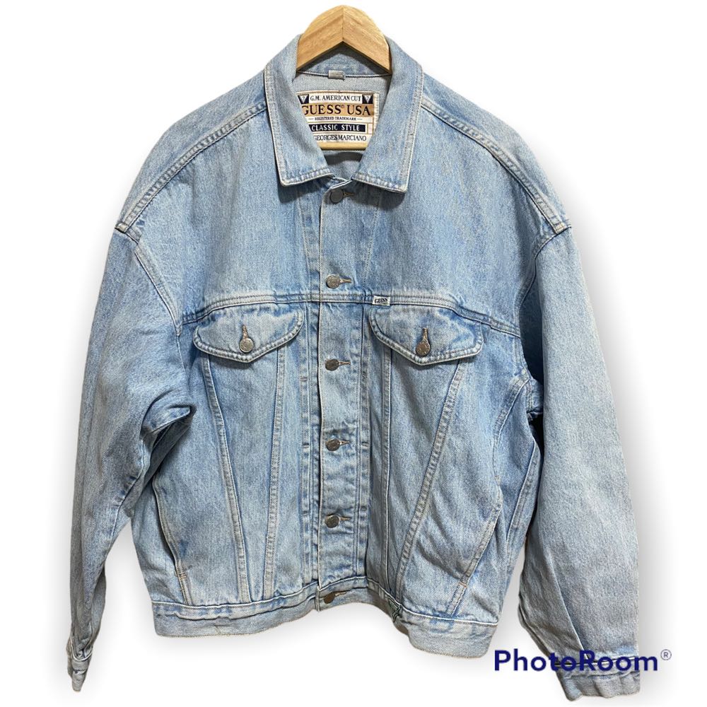 Vintage guess denim jacket Men s Fashion Coats Jackets and