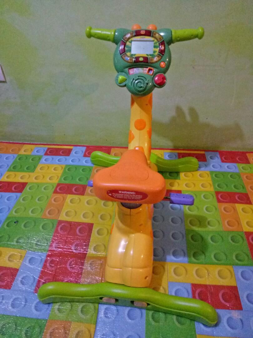 VTech Giraffe Ride & Learn Stationary Bike, Babies & Kids, Infant