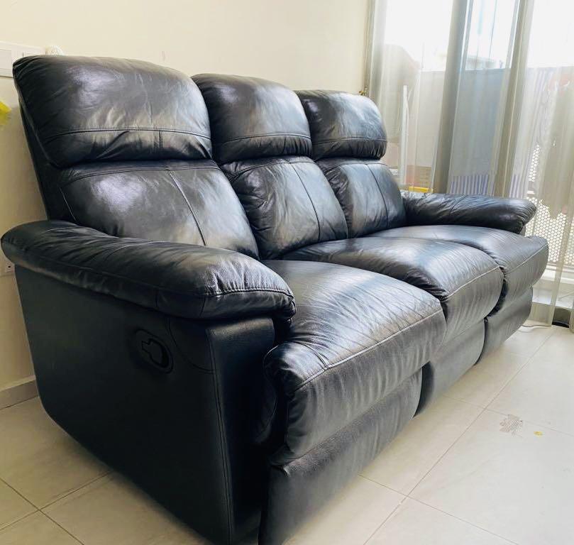 Well used recliner sofa, Furniture & Home Living, Furniture, Sofas on