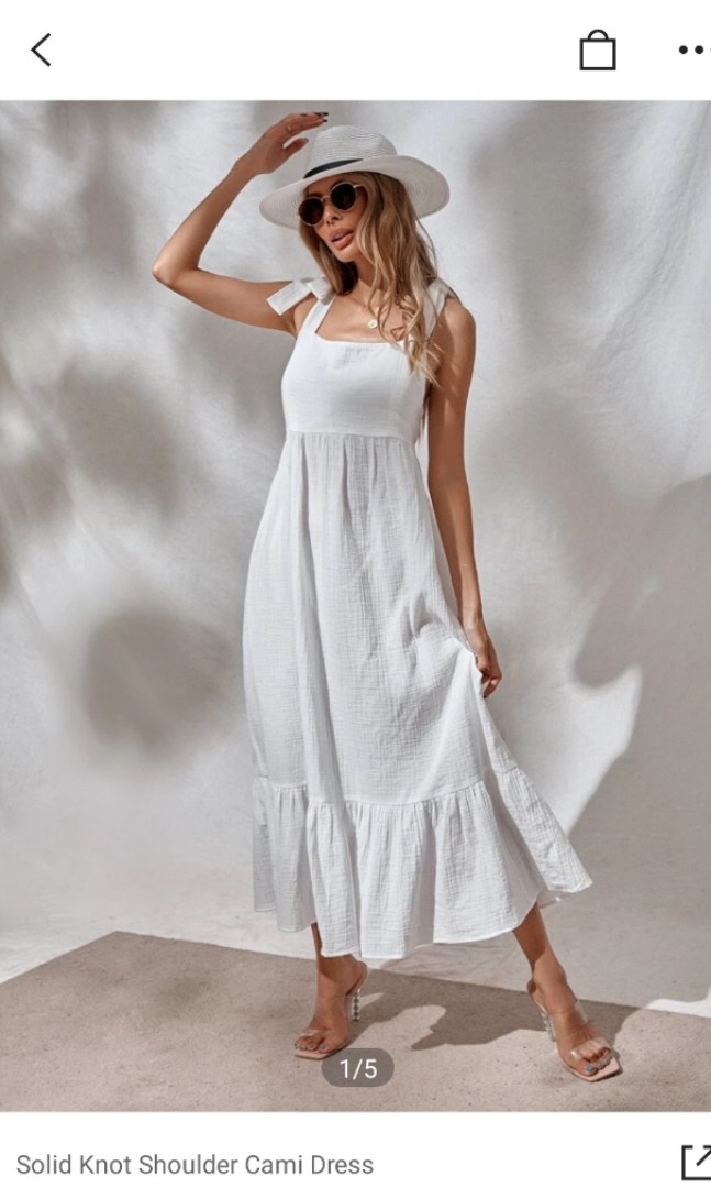 White maxi clearance dress casual