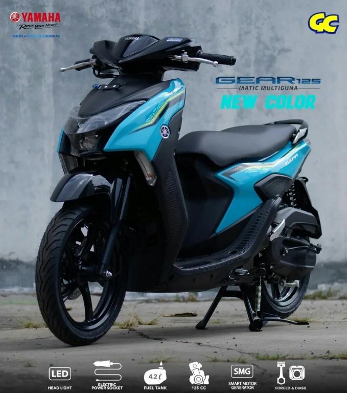 Yamaha Gear 125 cc ( Promo Kredit ) 2022, Motor di Carousell