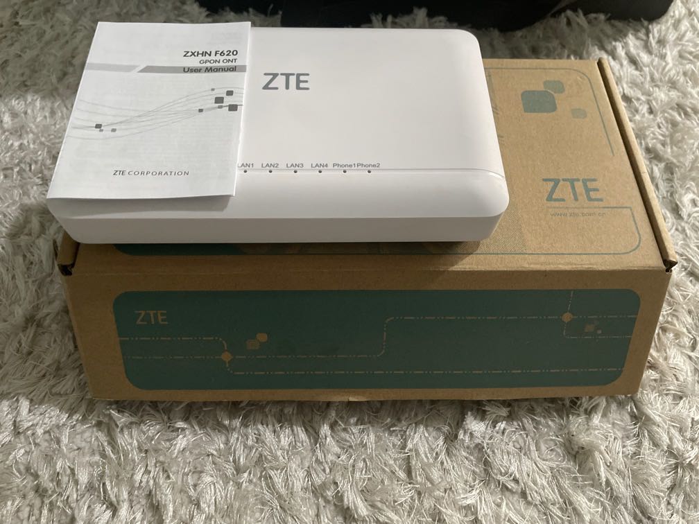 ZTE Fibre Optic Modem, Computers & Tech, Office & Business Technology on Carousell
