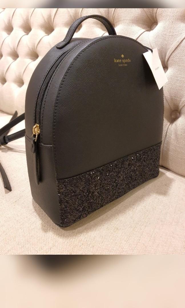 100 authentic Kate spade glitter backpack