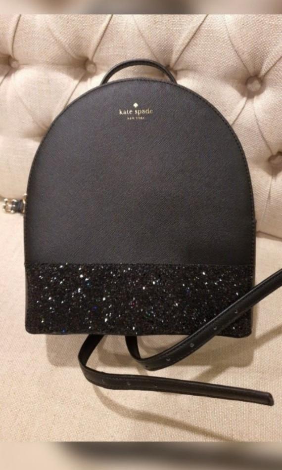 Kate spade glitter backpack on sale