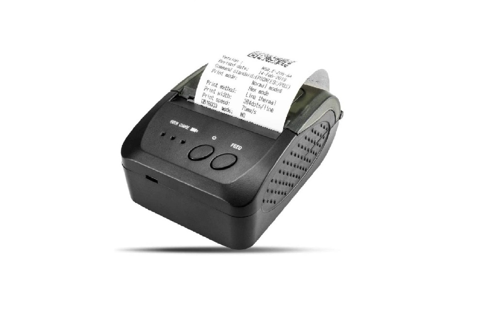 13868) NETUM Bluetooth Receipt Printer, 58mm Mini Thermal POS Printer