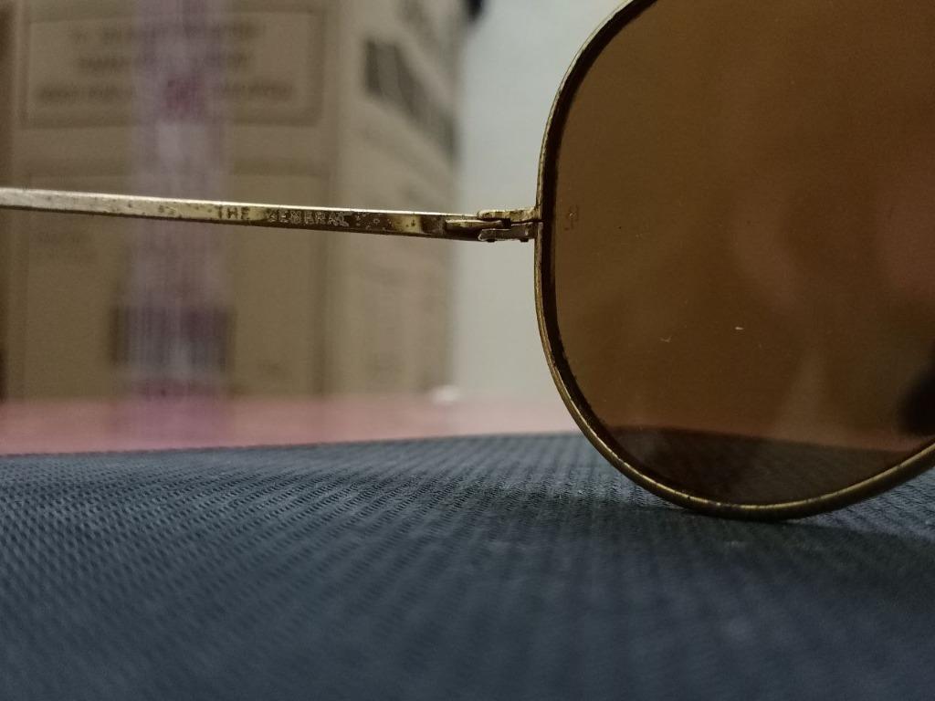 1937-1987 RAY-BAN B&L THE GENERAL 50th ANNIVERSARY GOLD