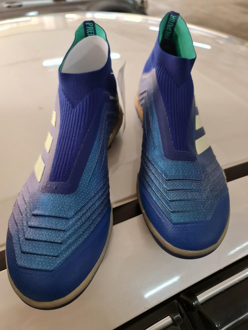 Adidas Predator Tango 18+ TF Blue uk8 soccer boots, Sports Equipment, Other  Sports Equipment and Supplies on Carousell
