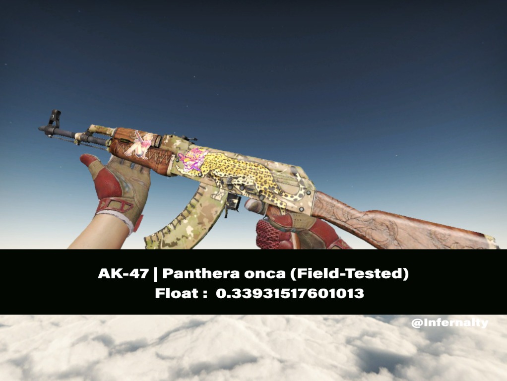 AK-47 Panthera onca FT CSGO SKINS KNIVES, Video Gaming, Gaming