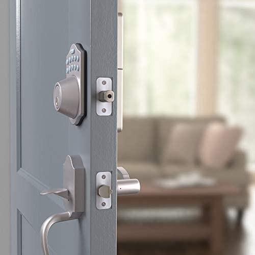 Amazon Basics Traditional Electronic Keypad Deadbolt Door Lock, Keyed