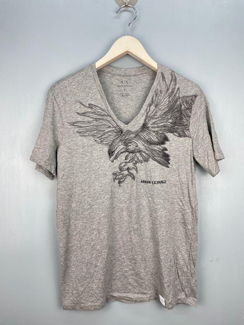 Armani exchange v neck t hotsell shirt