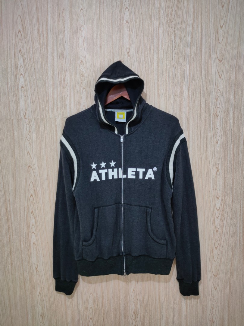 Athleta zip hoodie Fesyen Pria Pakaian Atasan di Carousell