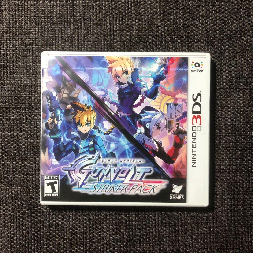 Azure striker gunvolt striker pack 3ds top