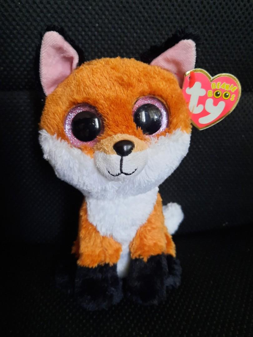 TY Beanie Boos Slick Fox with Tag Hobbies Toys Toys Games on