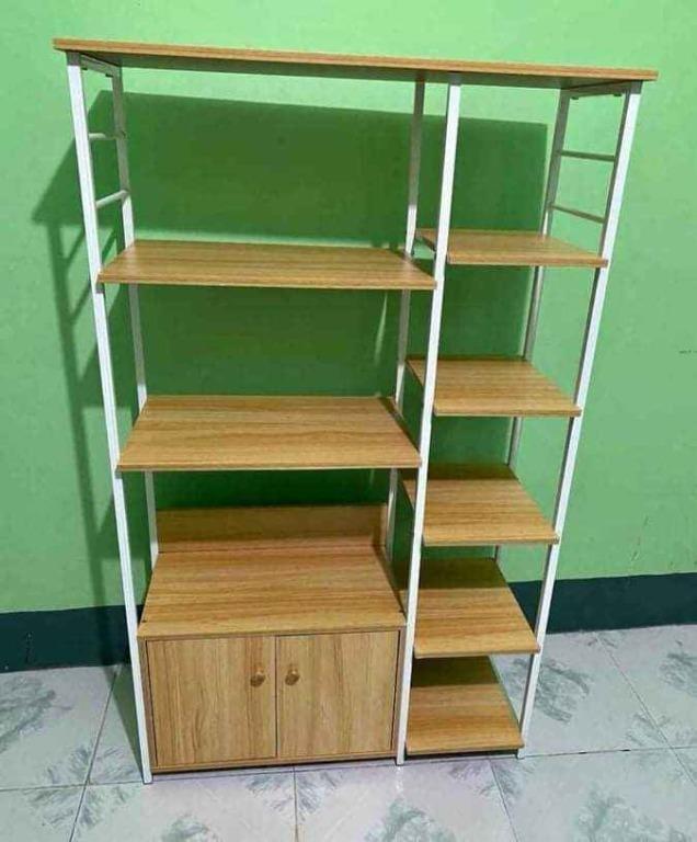 Big Kitchen Shelves Rack Organizer WITH DOOR, Furniture & Home Living, Furniture, Shelves
