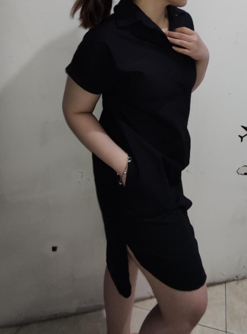 Black casual dress Formal Dress, Fesyen 