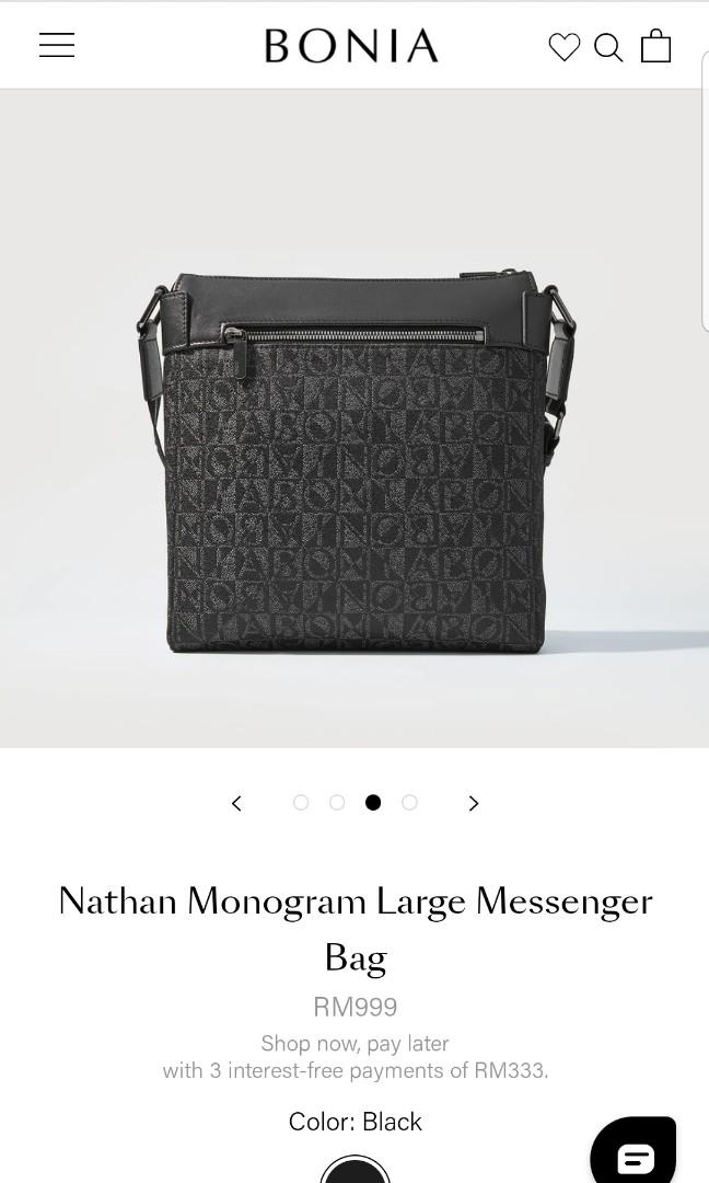 Bonia Nathan large messenger bag Luxury Bags Wallets on Carousell