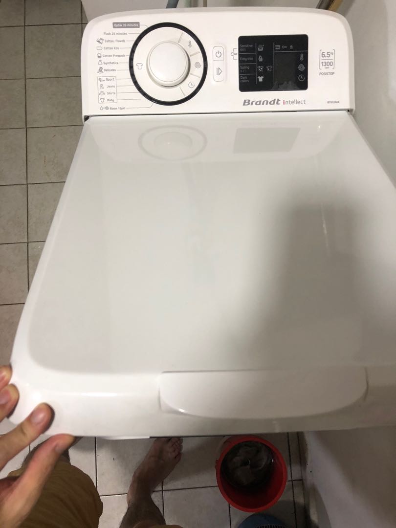 Brandt Top Loading Washing Machine, TV & Home Appliances, Washing