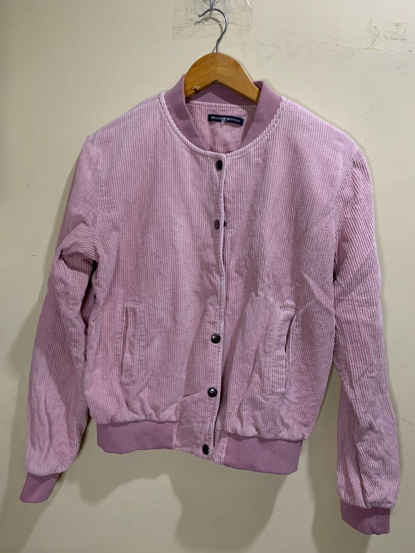 Brandy melville pink corduroy sale jacket