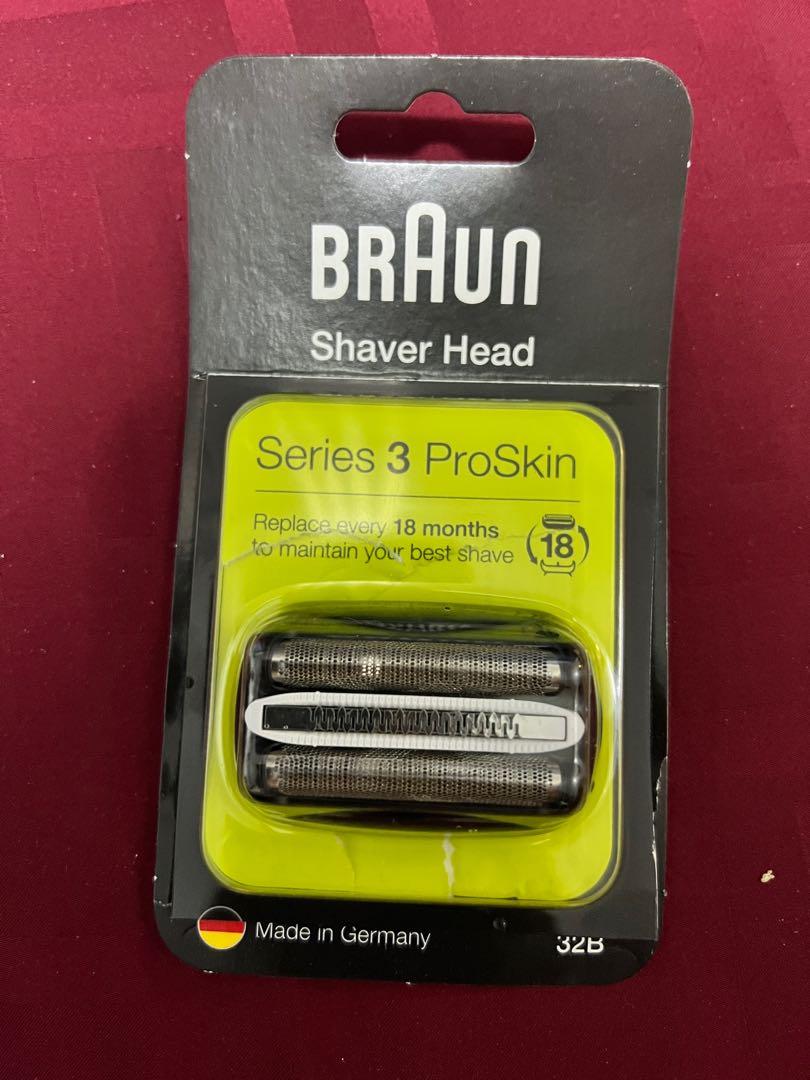 Braun Series 3-32S Replacement part (Silver) : : Beauty & Personal  Care