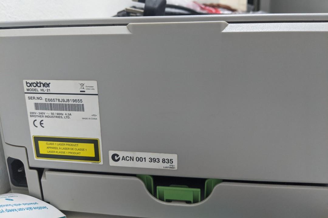 Brother HL2142 laser printer perfectly functioning, Computers & Tech, Printers, Scanners