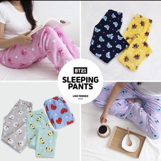 Bt21 sleeping pants 2025