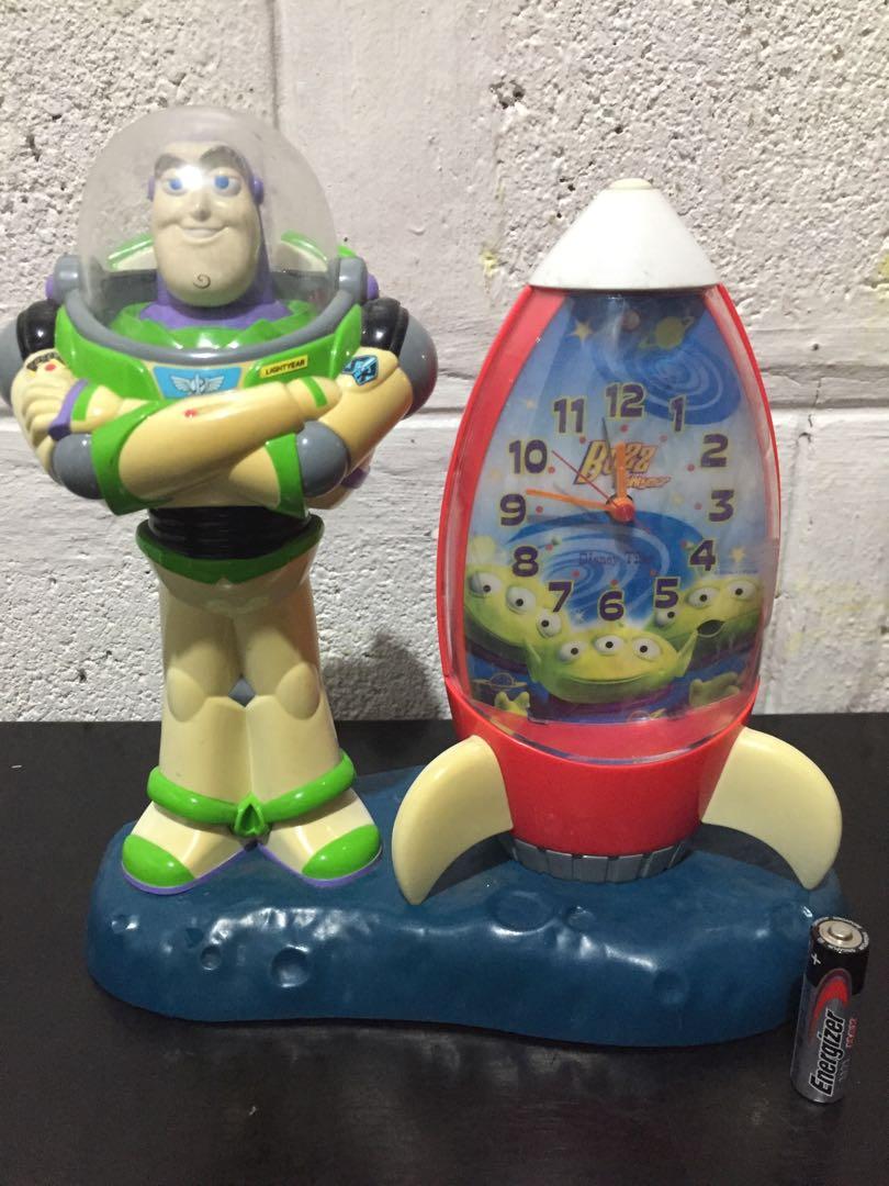 Buzz Lightyear Alarm Clock, Hobbies & Toys, Toys & Games on Carousell