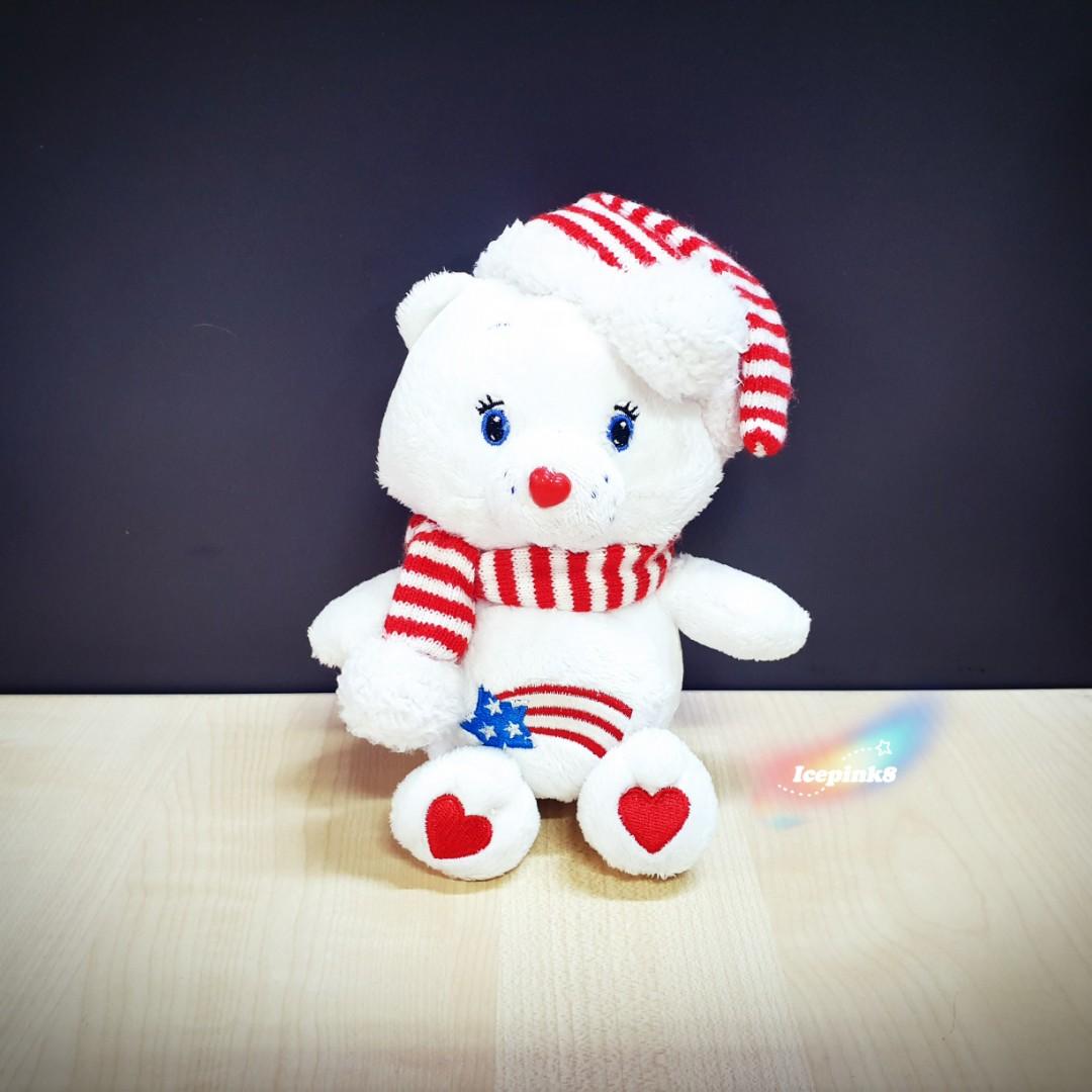 Proud new arrivals heart bear