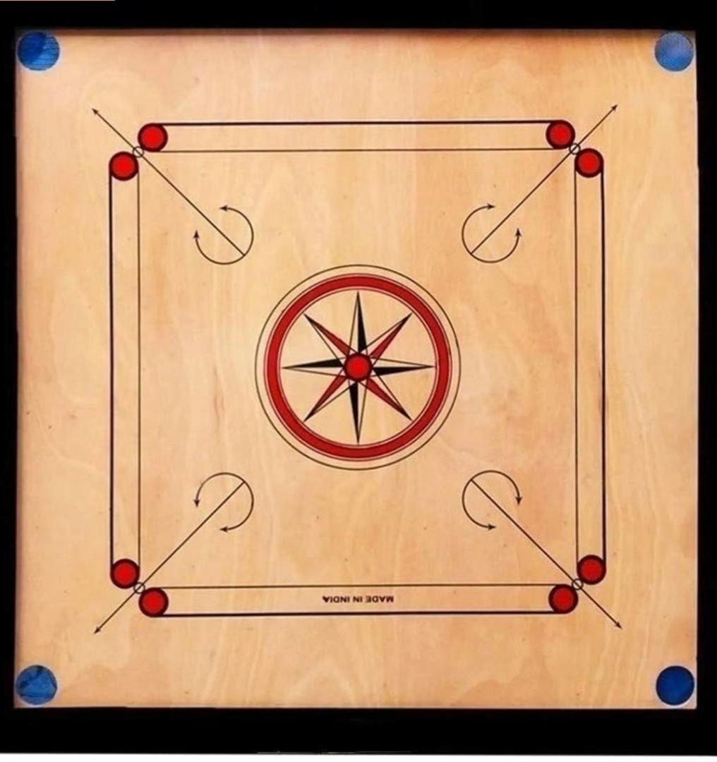Carrom board indian big size, Hobbies & Toys, Toys & Games on Carousell