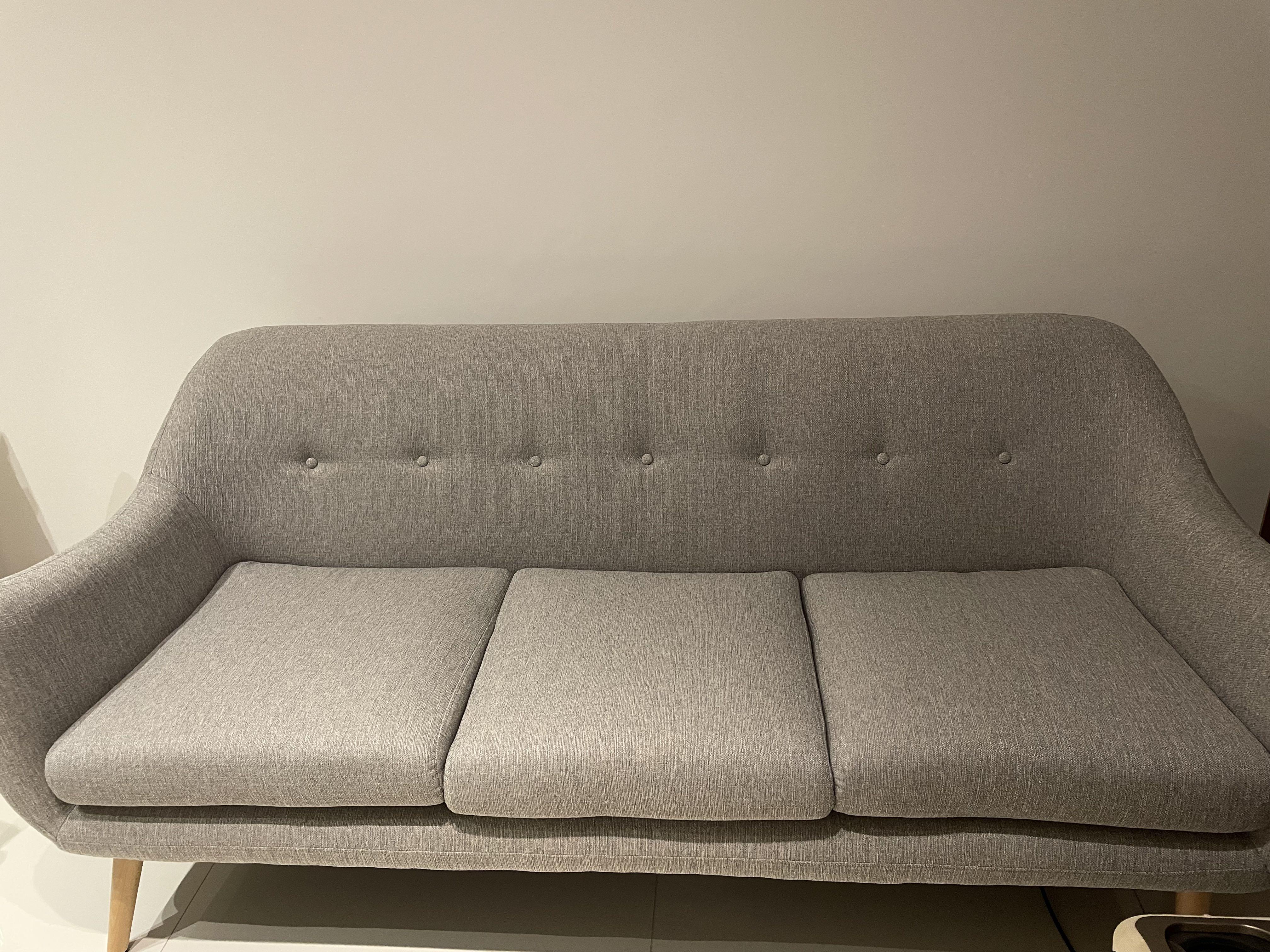 capella 3 seater fabric sofa bed