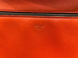Celine Edge Medium Vermillon color