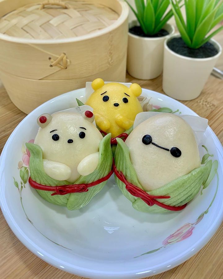 Character dumpling mantou buns, Food & Drinks, Homemade Bakes on Carousell