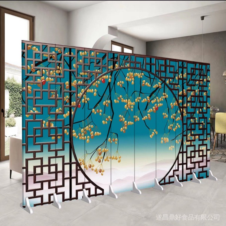 Chinese Screen Partition Compartment Office Living Room Style Classical