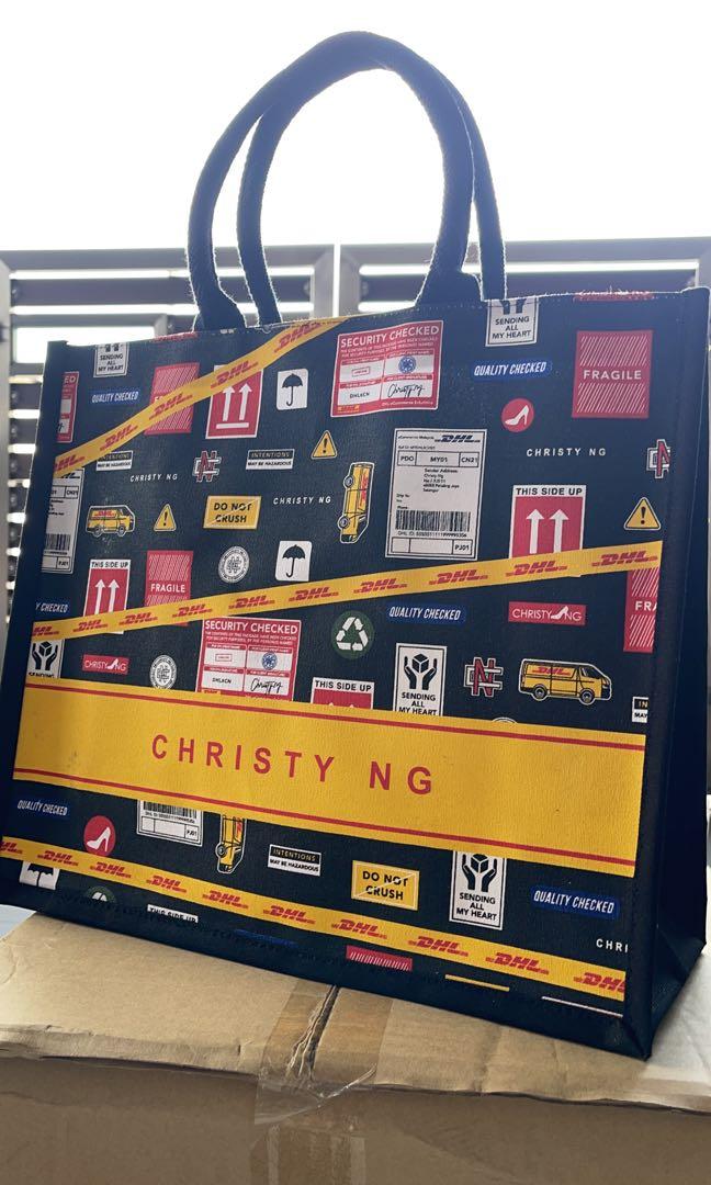 Christy Ng x DHL 22 Large Tote Bag