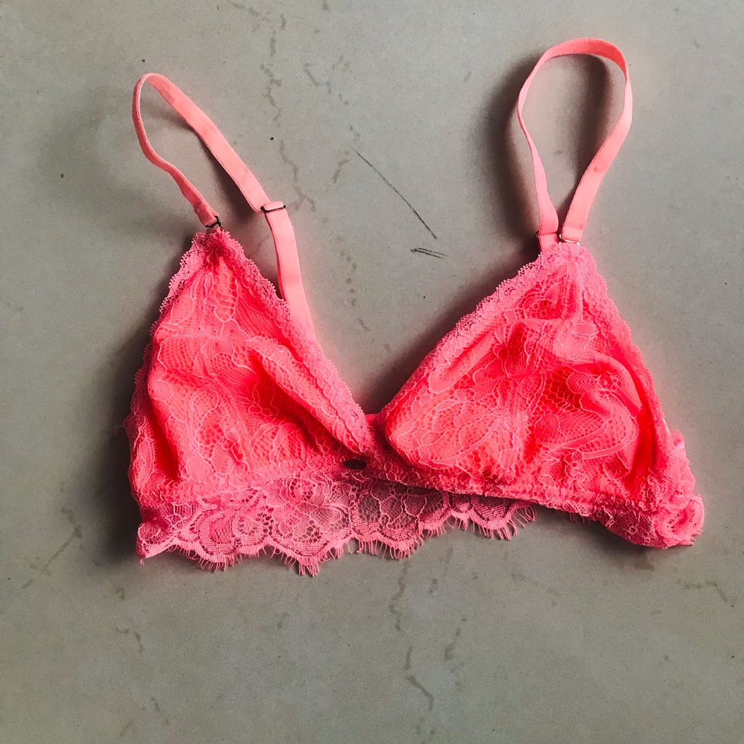 Cotton On X Lace Bralette In Pink, Women's Fashion, New Undergarments &  Loungewear on Carousell