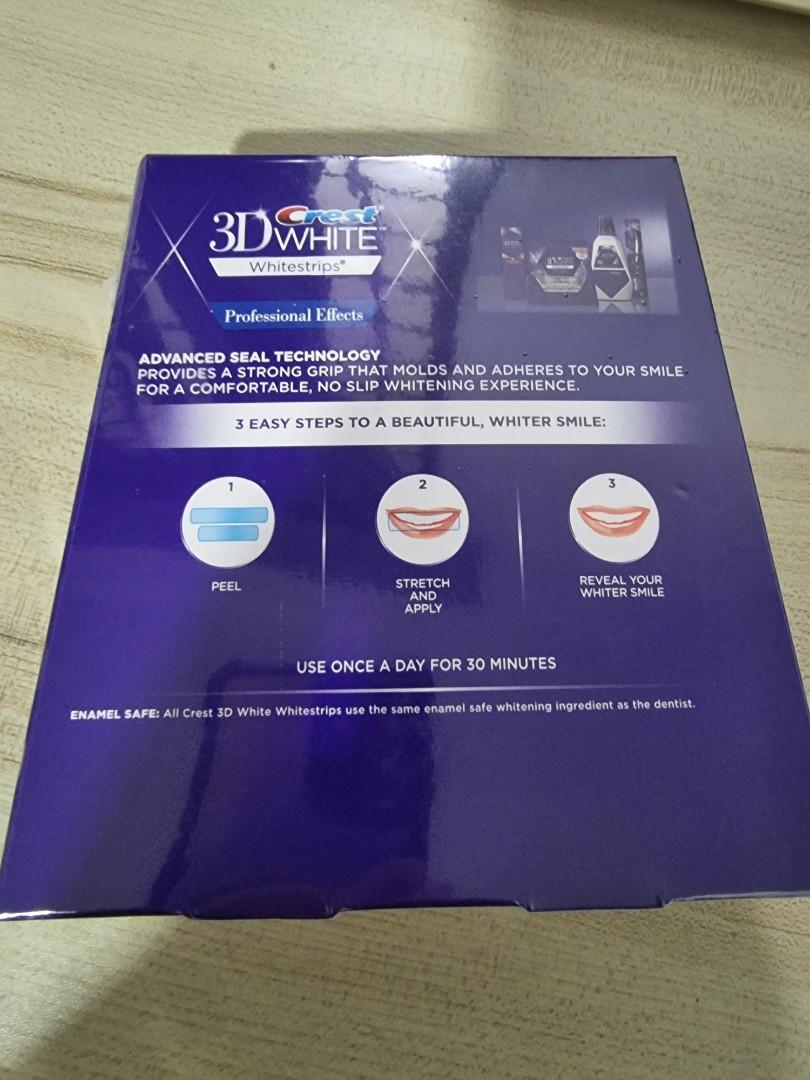 Crest 3D whitestrips, Enamel safe 40 strips (20 treatments), Beauty