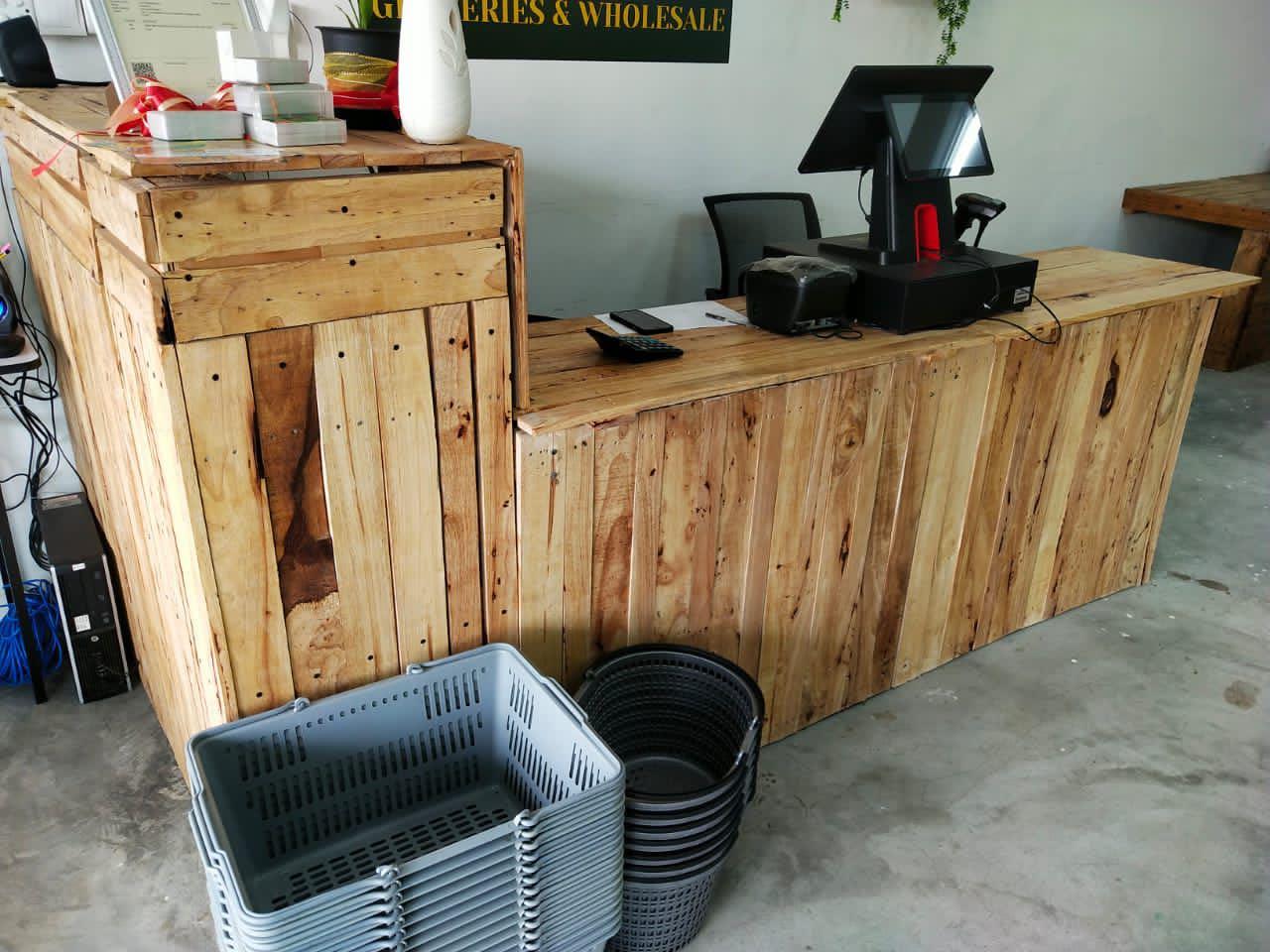 Wood counter table deals