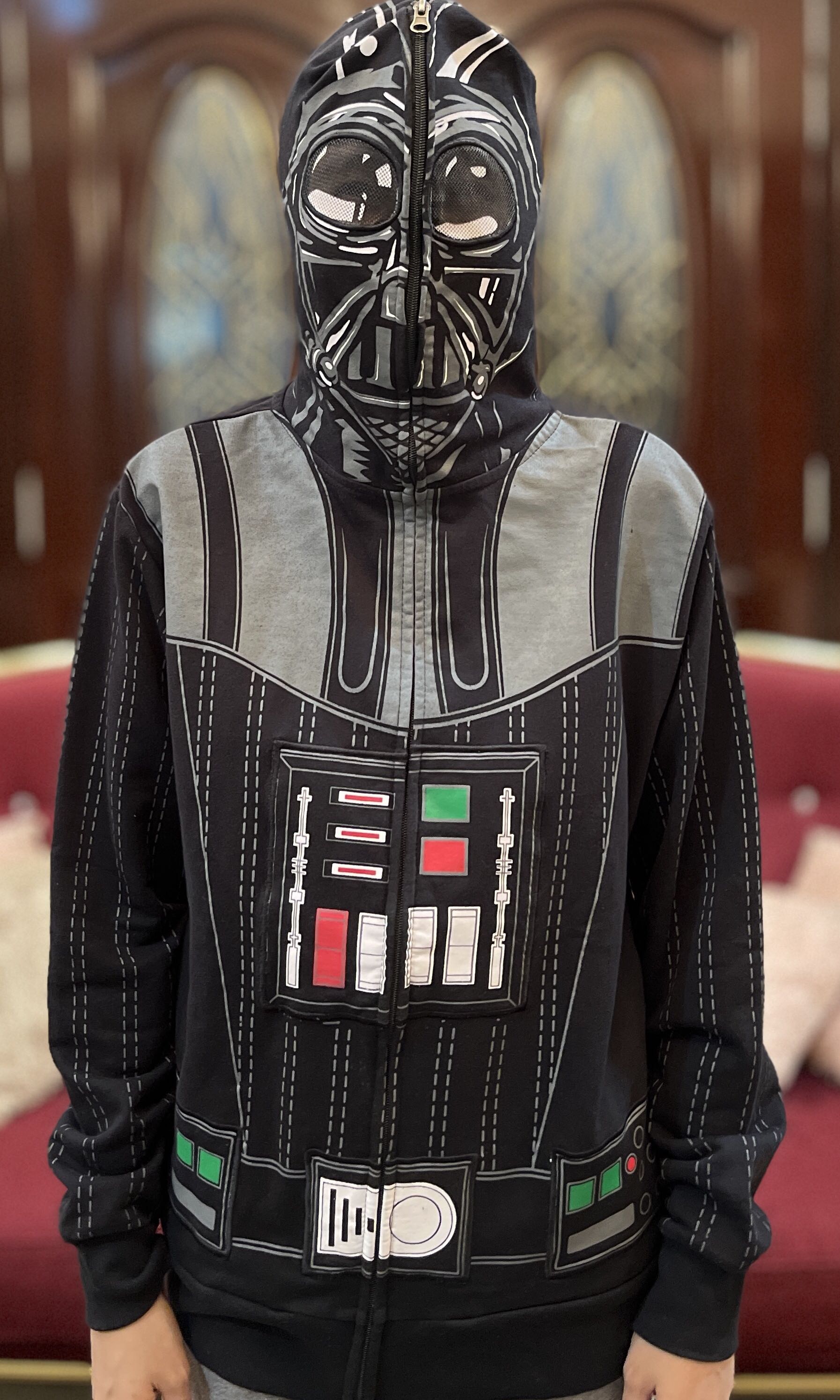 Darth vader zip up hoodie outlet
