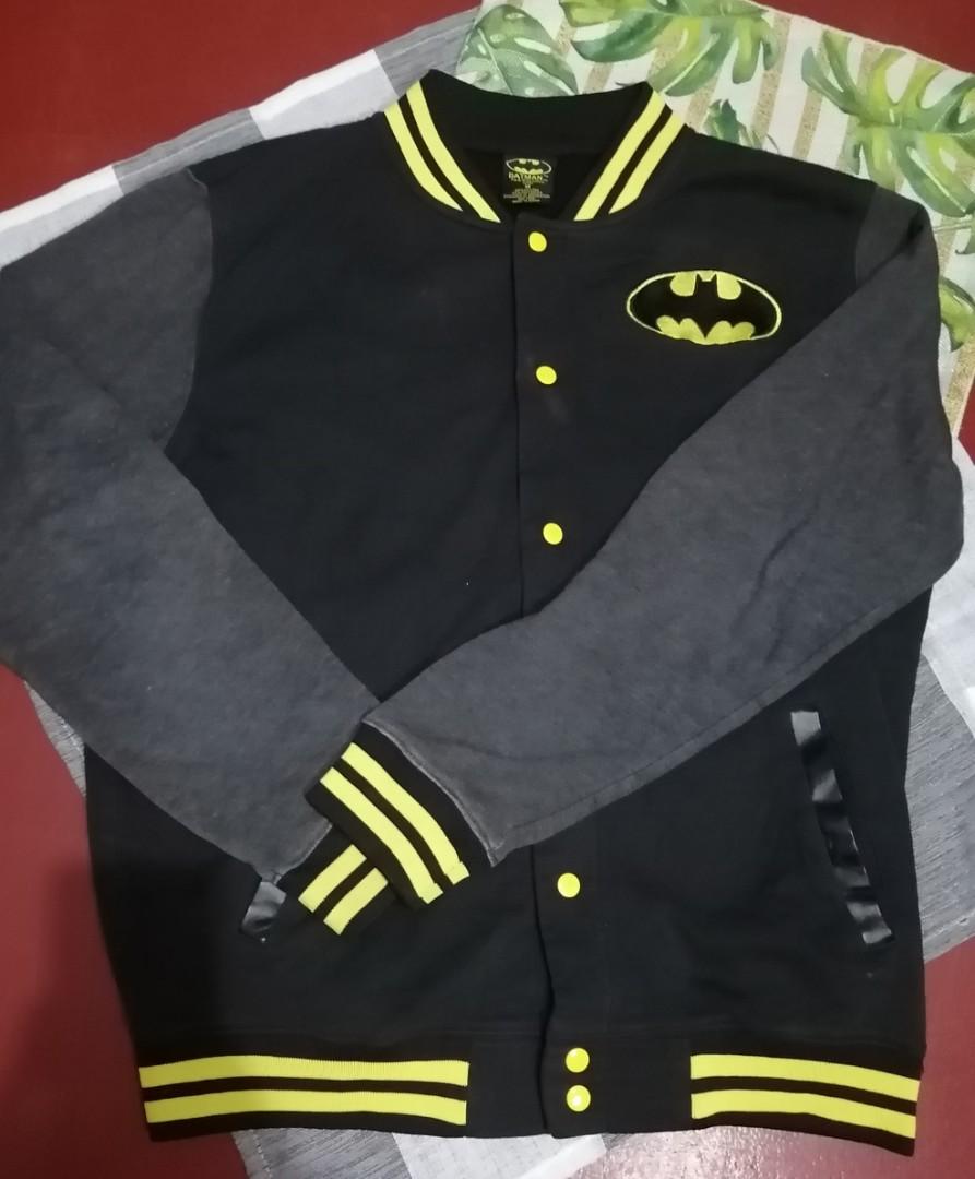 DC Comics Batman TM Varsity Jacket, Men's Fashion, Coats, Jackets and  Outerwear on Carousell