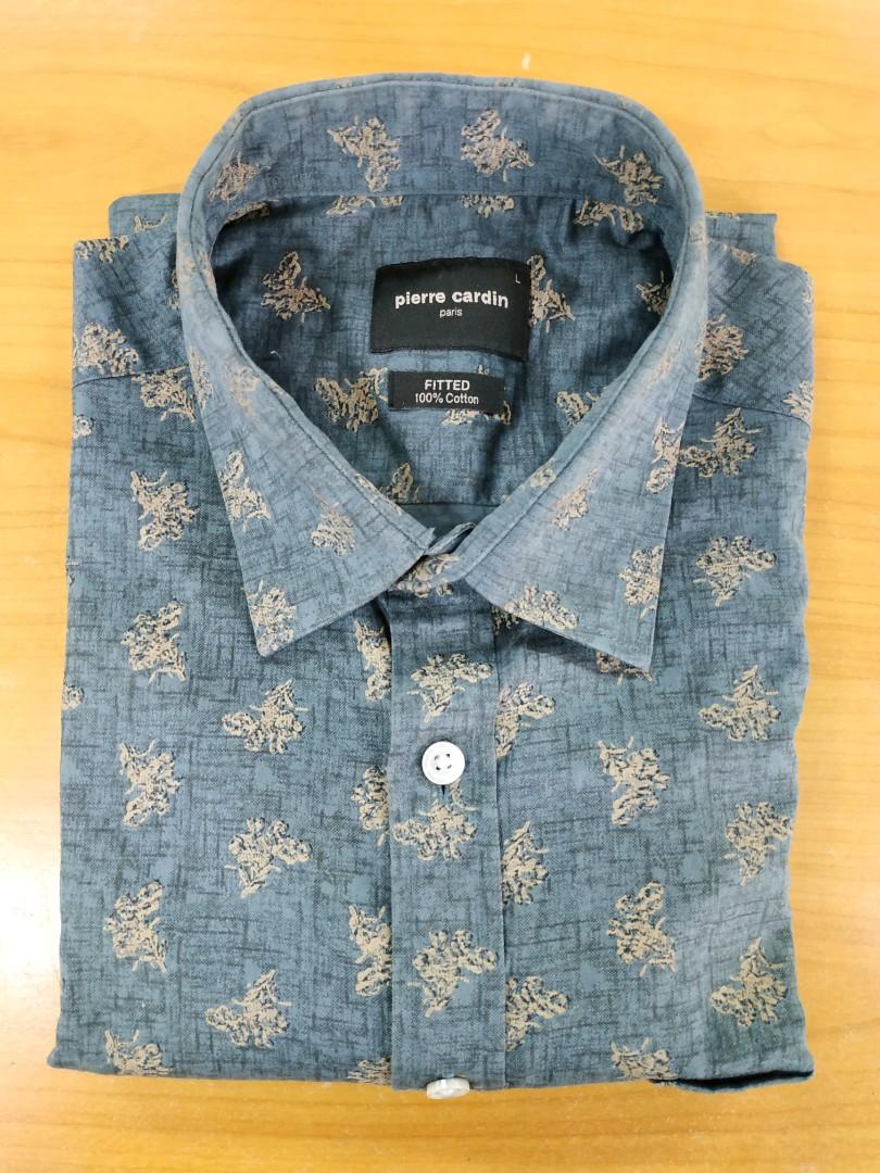 designer short sleeve button up