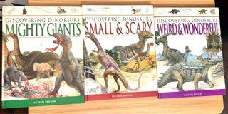Discovering Dinosaurs Book Set of 3 by Michael Benton