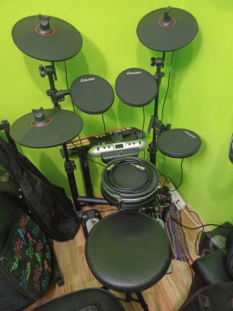 E drums carlsbro csd130 mesh, Hobbies & Toys, Music & Media, Musical