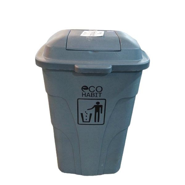Eco Habit 120L Plastic Waste Bin with Wheels, Furniture & Home Living