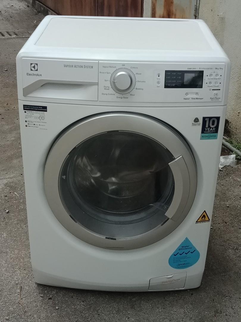 Electrolux inverter combo 8kg wash 5kg dryar, TV & Home Appliances