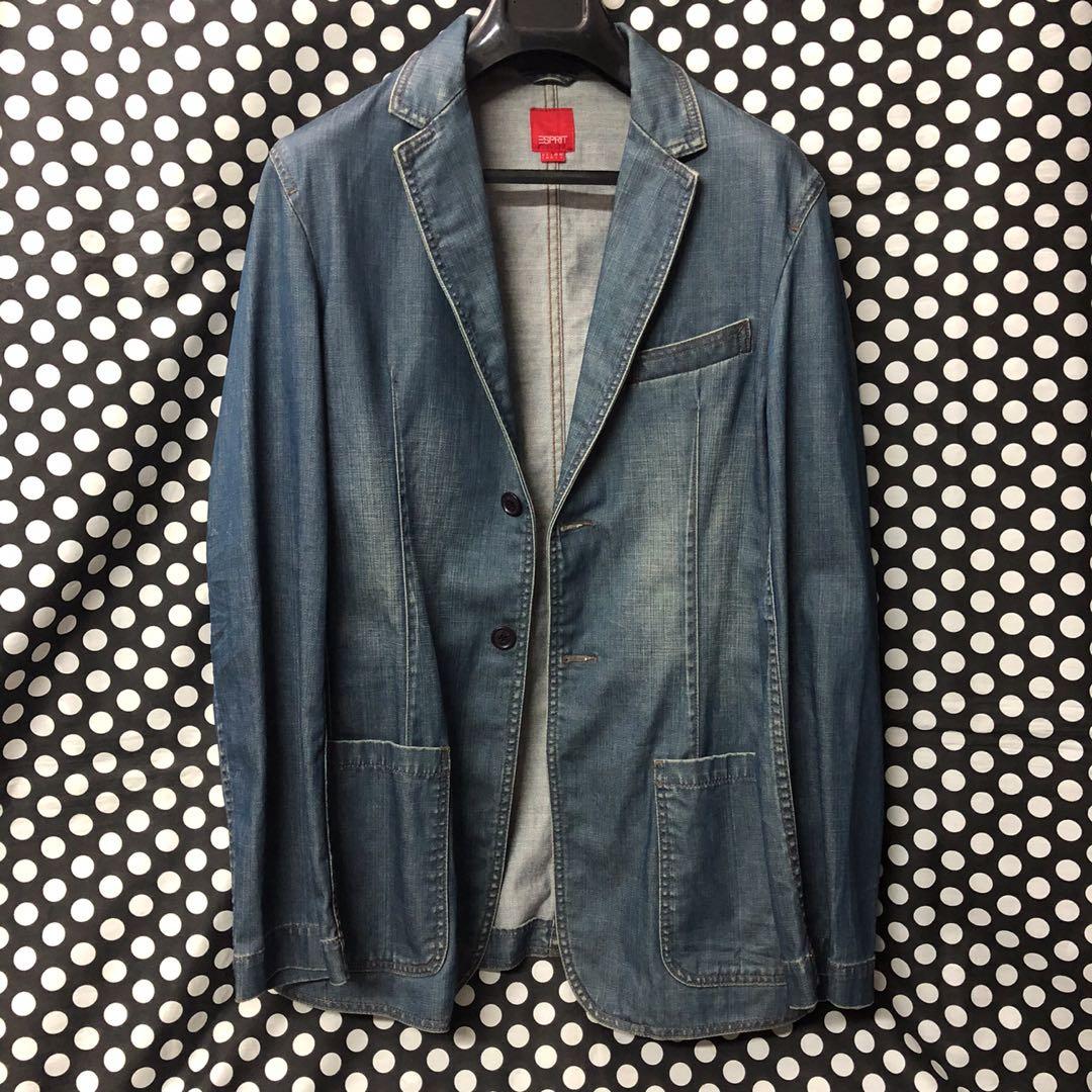 Mens denim sports best sale jacket