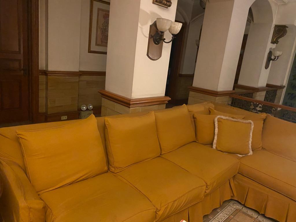 Ethan allen shop l shaped couch