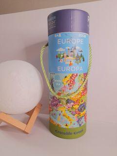 Europe Puzzle & Poster for Kids