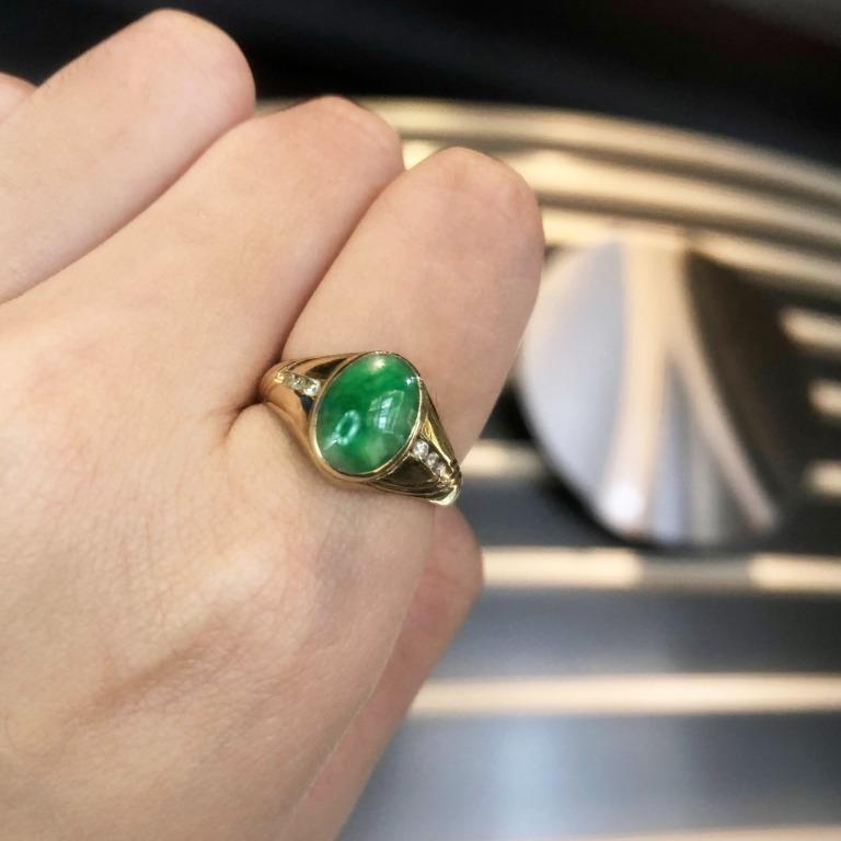 Men's clearance jade rings