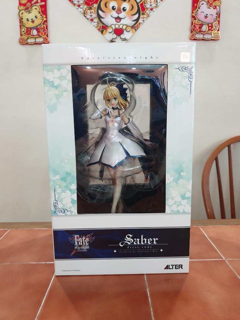 Fate Stay Night 10th Anniversary Altria Pendragon 1 7 Saber Dress Code Alter Scale Figure Figurine Fate Zero Stay Night Grand Order Hobbies Toys Toys Games On Carousell